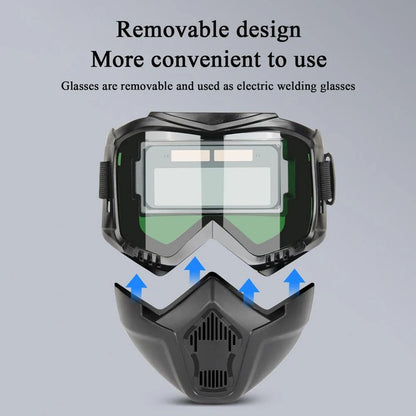🛠️ Auto-Darkening Welding Helmet